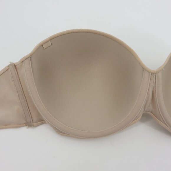 Maidenform 38C SE0004 Self Expressions Beige Strapless Underwire Bra Padded - Picture 8 of 13